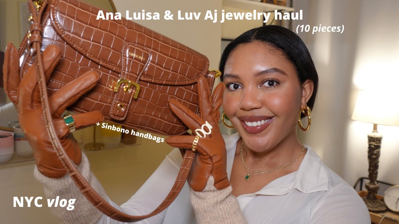 Ana Luisa jewelry haul, handbags & living alone diaries | NYC winter ...