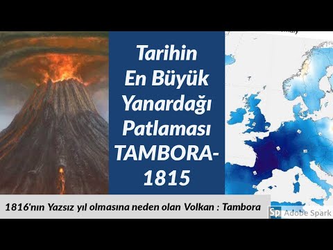 Tambora 1815: Tarihin en büyük Yanardağ patlaması ve “Yaz Yaşanmayan Yıl” #tamboravolkanı