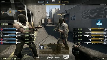 Gambit vs EnVyUs - de_nuke[map1] - Finals - ESL One NewYork Qualifier