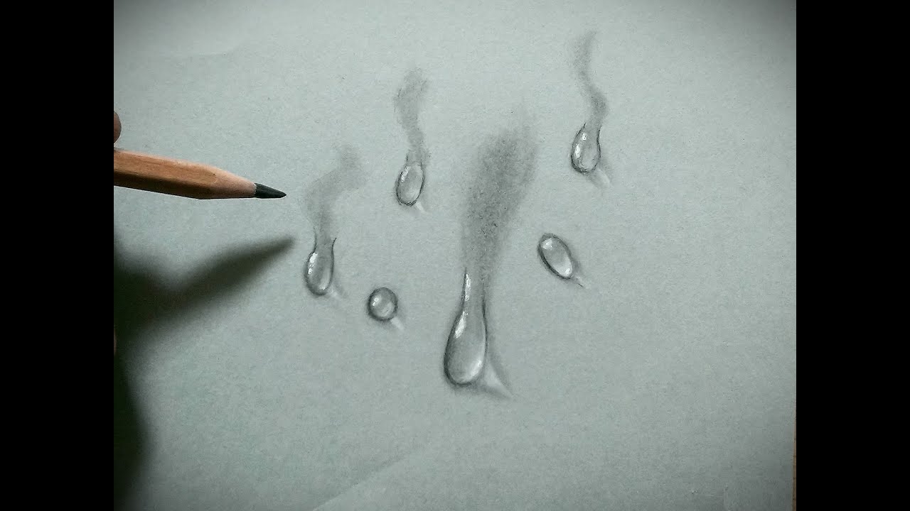 リアルな水滴の描き方 Realistic Colored Pencil Drawings Of Water Droplets Youtube