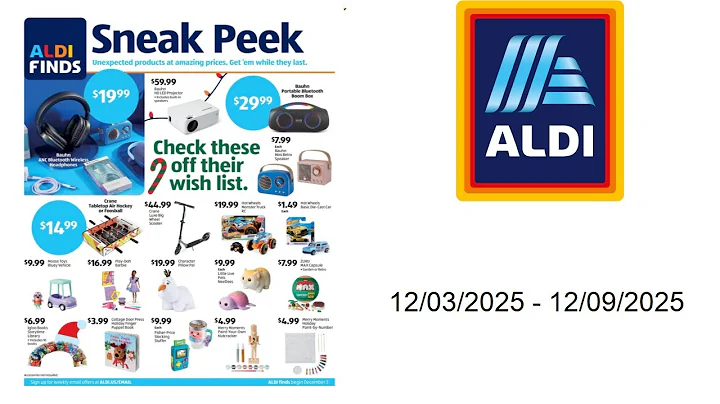 ALDI Weekly Ad  - 12/03/2025 - 12/09/2025