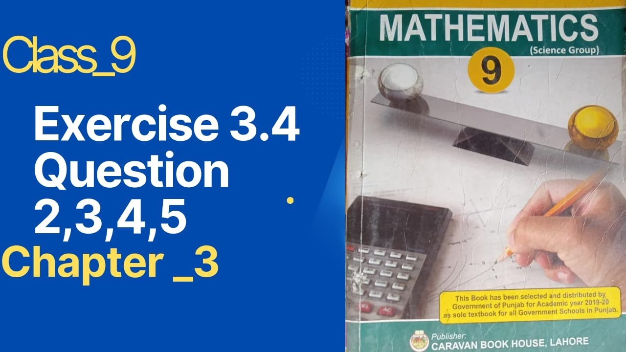 Exercise 3.4 || Question 2,3,4,5 || Logarithm || Chapter 3 || Class 9th ...
