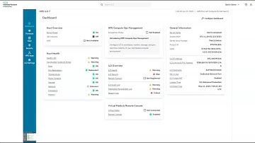 HPE iLO 7 UI demo