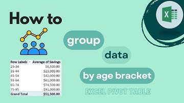 Excel Pivot Table: How To Group Data By Age Bracket