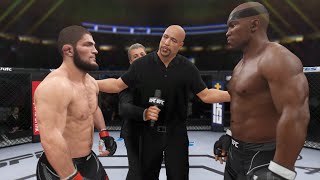 Khabib vs. Bobby Lashley - EA Sports UFC 4 - Eagle Fight 🦅