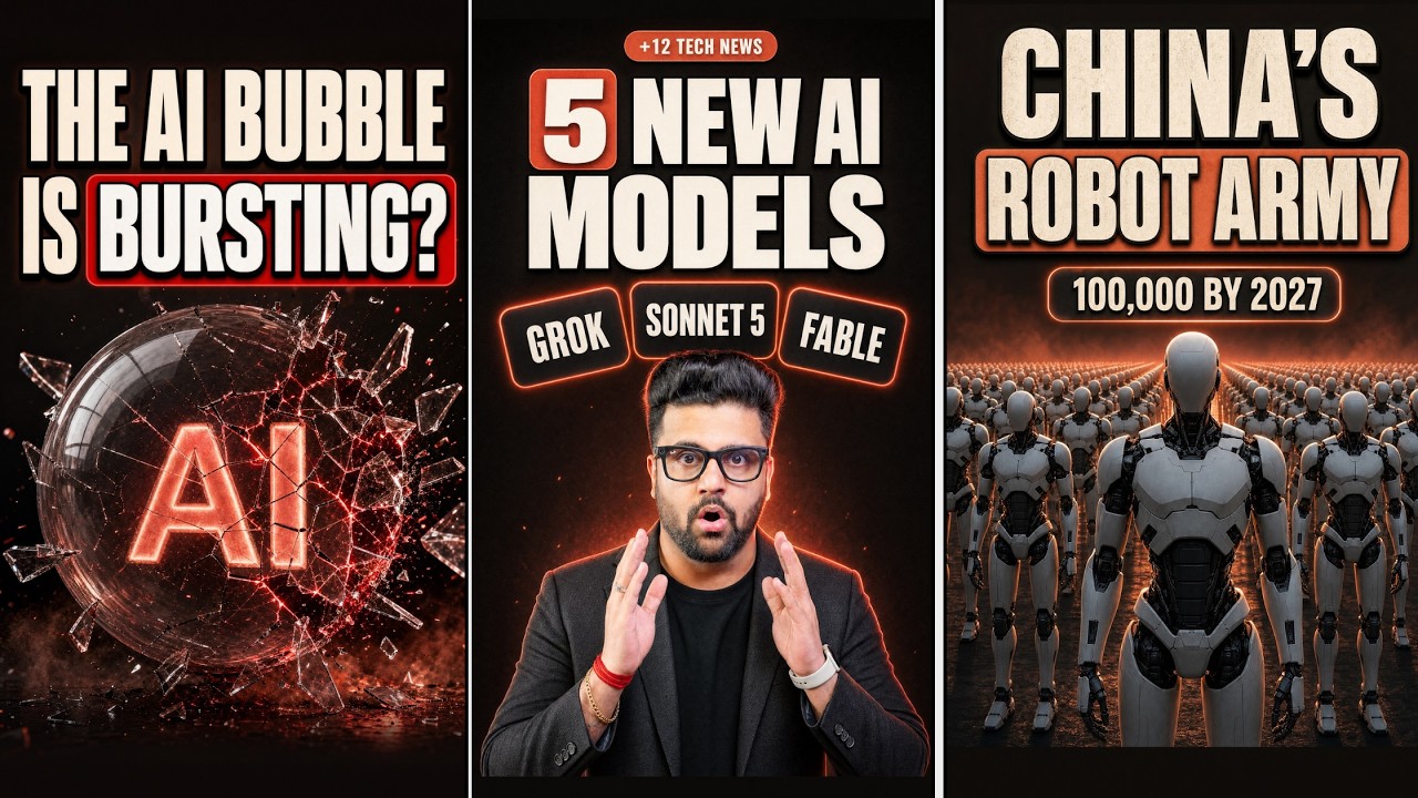 AI Model Release : GPT-5.6, Grok 4.5, Fable 5, Sonnet 5, Nvidia Crisis, Humanoid Robots : Tech News