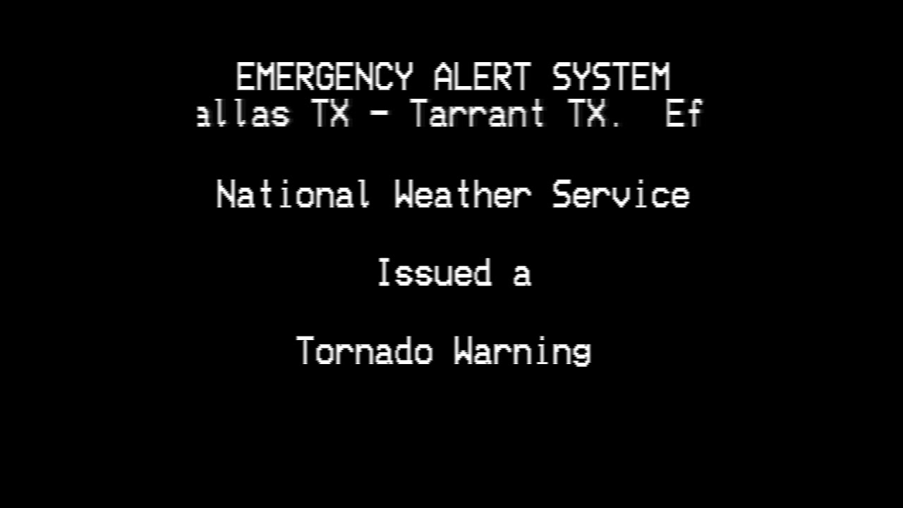 Tornado Warning in Texas - YouTube