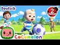 ⚽Das Fußballlied ⚽| CoComelon Deutsch | Cartoons und Kinderlieder
