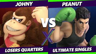 S@X 396 Online Losers Quarters - JohnY (DK) Vs. Peanut (Little Mac) Smash Ultimate - SSBU