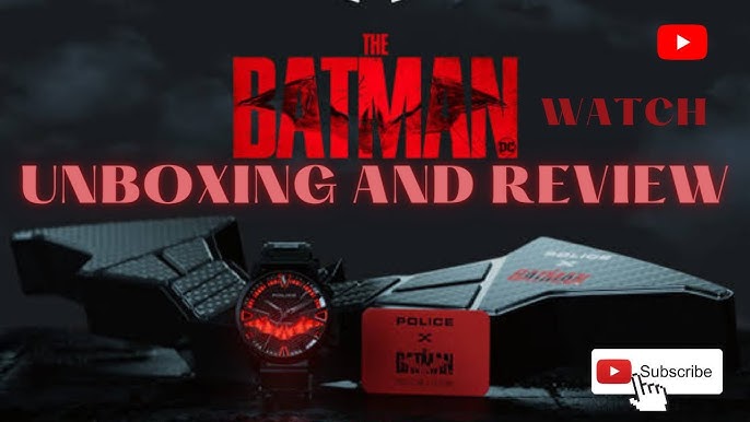 The Police x THE BATMAN Collector's Edition Watch By Police For Men  PEWJP2205102 - YouTube