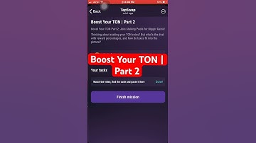 Boost Your TON | Part 2 |  Tapswap code || tapswap code Boost Your TON | Part 2 #tapswapcode #crypto