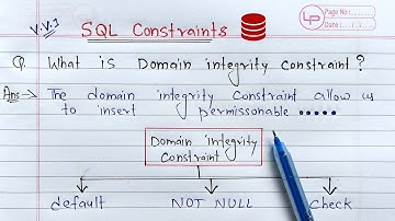 Domain Integrity Constraint in SQL | Default, Not Null and Check Constraints | Oracle Database