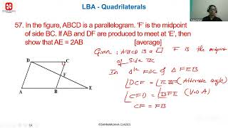LBA   9th   Maths  Quadrilaterals  Q No 57