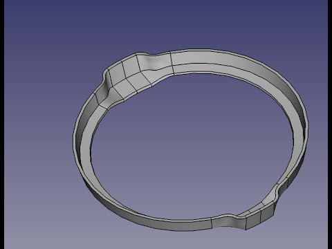 FreeCad Ободок фары