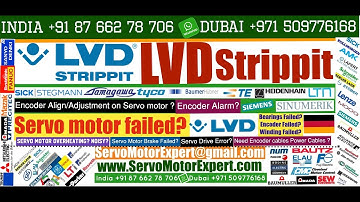 LVD Strippit CNC Repair Heidenhain Encoder Resolver Commutation encoder Alignment Adjust Drive Error