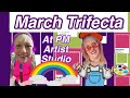 March art challenge at pm artist studio  makers of mixed media  facebook group