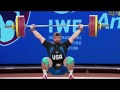 Men’s 94 kg A Session Snatch - 2017 IWF Weightlifting World Championships (WWC)
