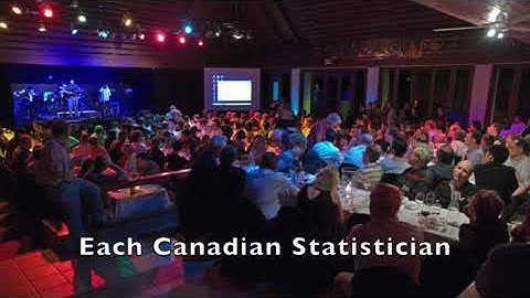 Jeffrey Rosenthal performs his spoof song "Each Canadian Statistician"