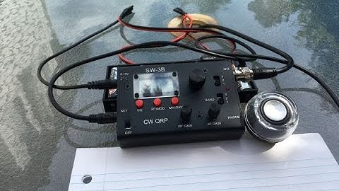 SW-3B QRP Transceiver Slow Speed Test July 15, 2022