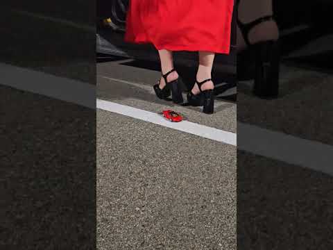 Someone left their model car by my car #crushexperiment #asmrcrush #modelcarcrush #crushtest
