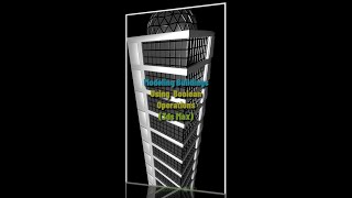 Modeling Buildings Using Boolean Operations (3ds Max) [x3 speed]