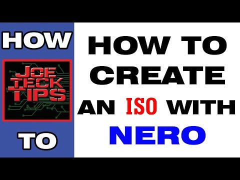 How to create an ISO with NERO | JoeteckTips