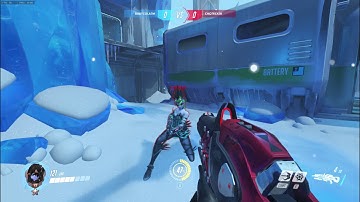 OVERWATCH SHOOT THROUGH WALLS GLITCH (Ecopoint Antartica)