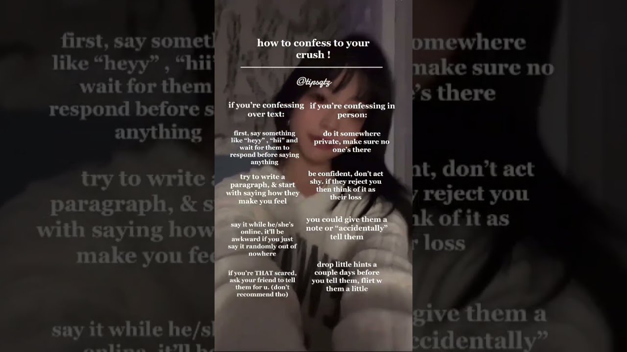 How To Confess Your Crush Lolabekka Aesthetic Tips Advice Confession Love