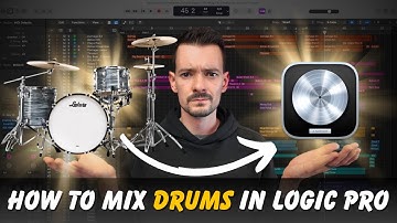 Logic Pro X | How To Mix DRUMS With STOCK Plugins
