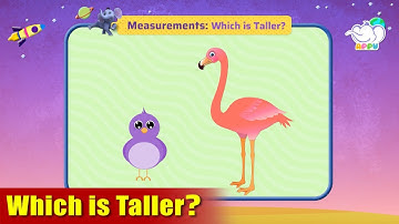 K1 - Module 9 - Exercise 4 Which is Taller | Appu Series | Kindergarten Math Learning