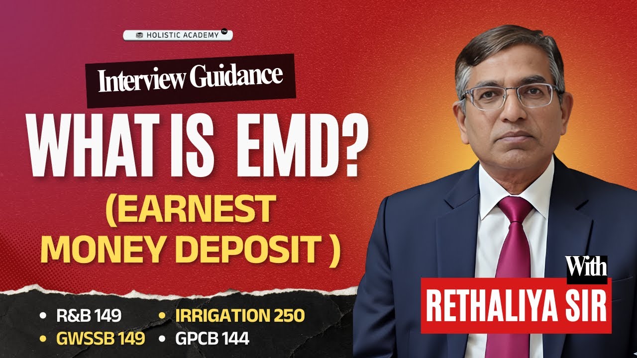 Emd Check What is Earnest Money Deposit | EMD | GPSC Civil Interview | Guidance ...