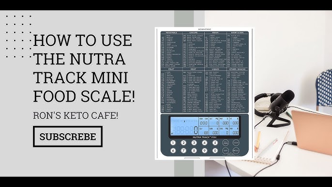 Mackie, NutraTrack Mini Digital Scale, The Most Advanced Food Scale on .