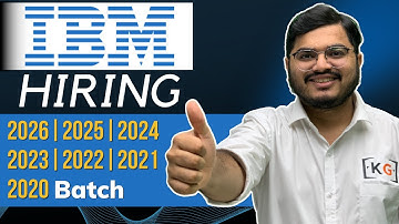 IBM Hiring 2026 2025 2024 2023 2022 2021 & Older Batch Freshers & Experienced | IBM Off Campus Drive