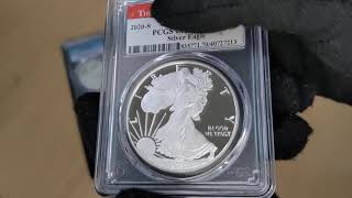 Certified Silver American Eagle Coins - PCGS 1996 & 2020 - Bullion Exchanges