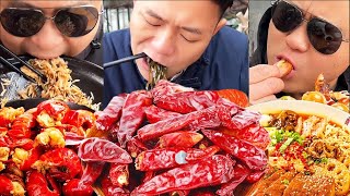 Steamed Or Braised Eggplant?|Eating Spicy Food And Funny Pranks|Funny Mukbang