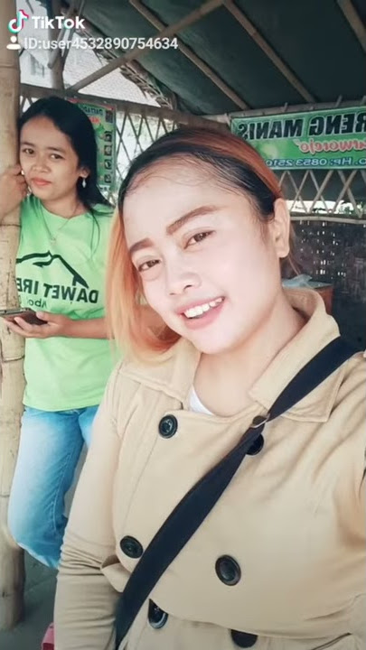 Hiburan tik tok mbak Dewi penjual dawet Ireng khas purworejo