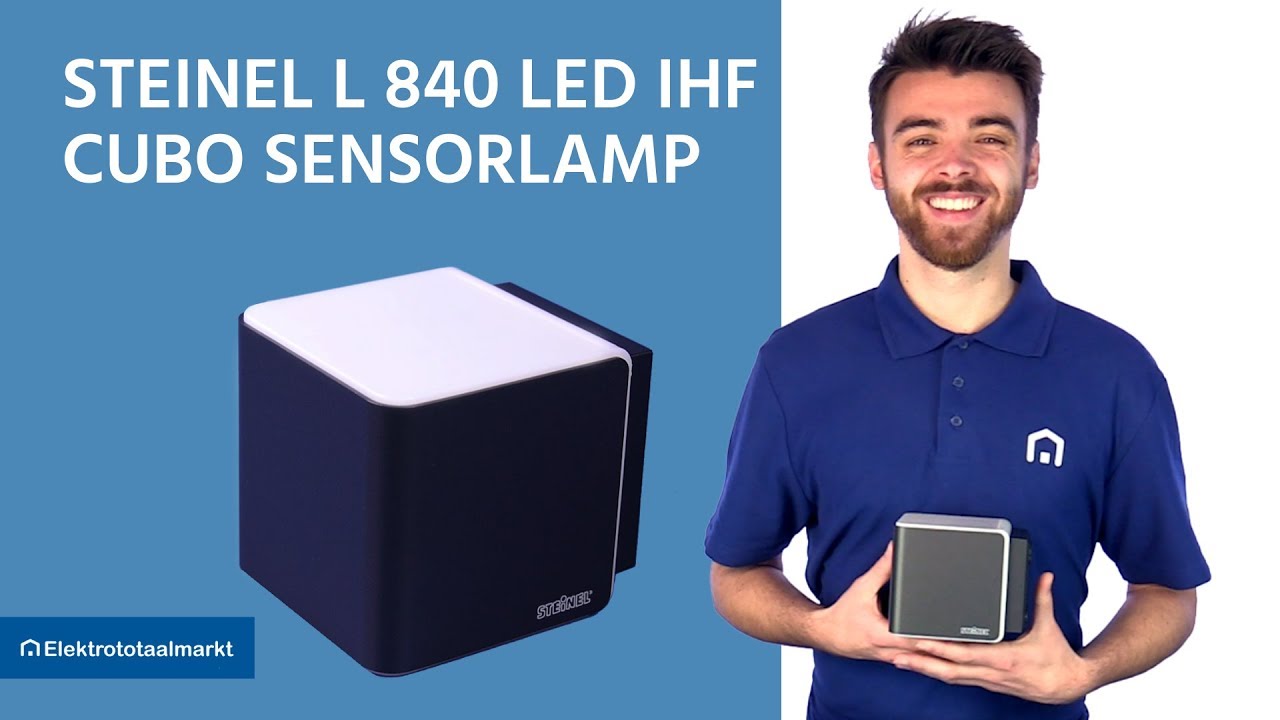 Steinel Außenleuchte L 840 LED iHF Bewegungsmelder Anthrazit Wandleuchte Lampe