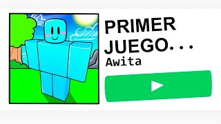 Jugué el Primer Juego de Roblox!