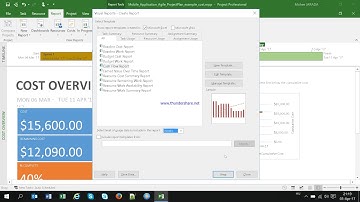 Ms-Project 2016: CashFlow Report - HowToCreate using Ms-Project2016 tool