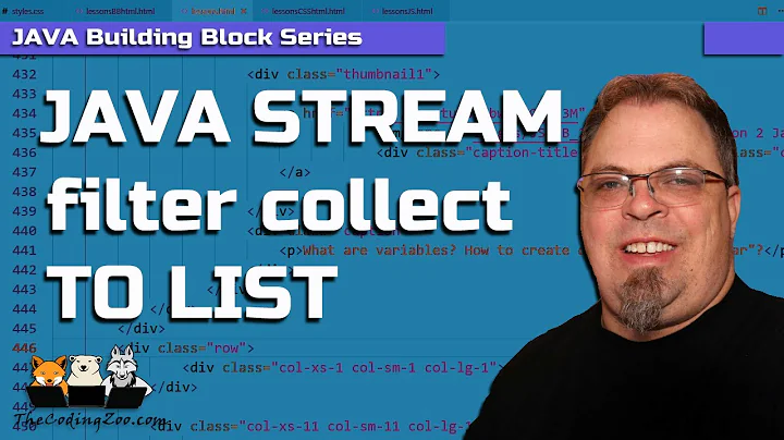 Java Streams Filter Collect to List | Java Stream Collectors