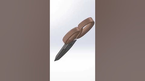 Scissor, Solidworks part Modeling #mechanicaldesign #solidworks #automobile #animation #automobile