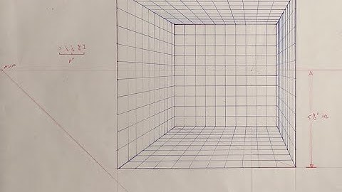 1-Point Perspective Interior Grid