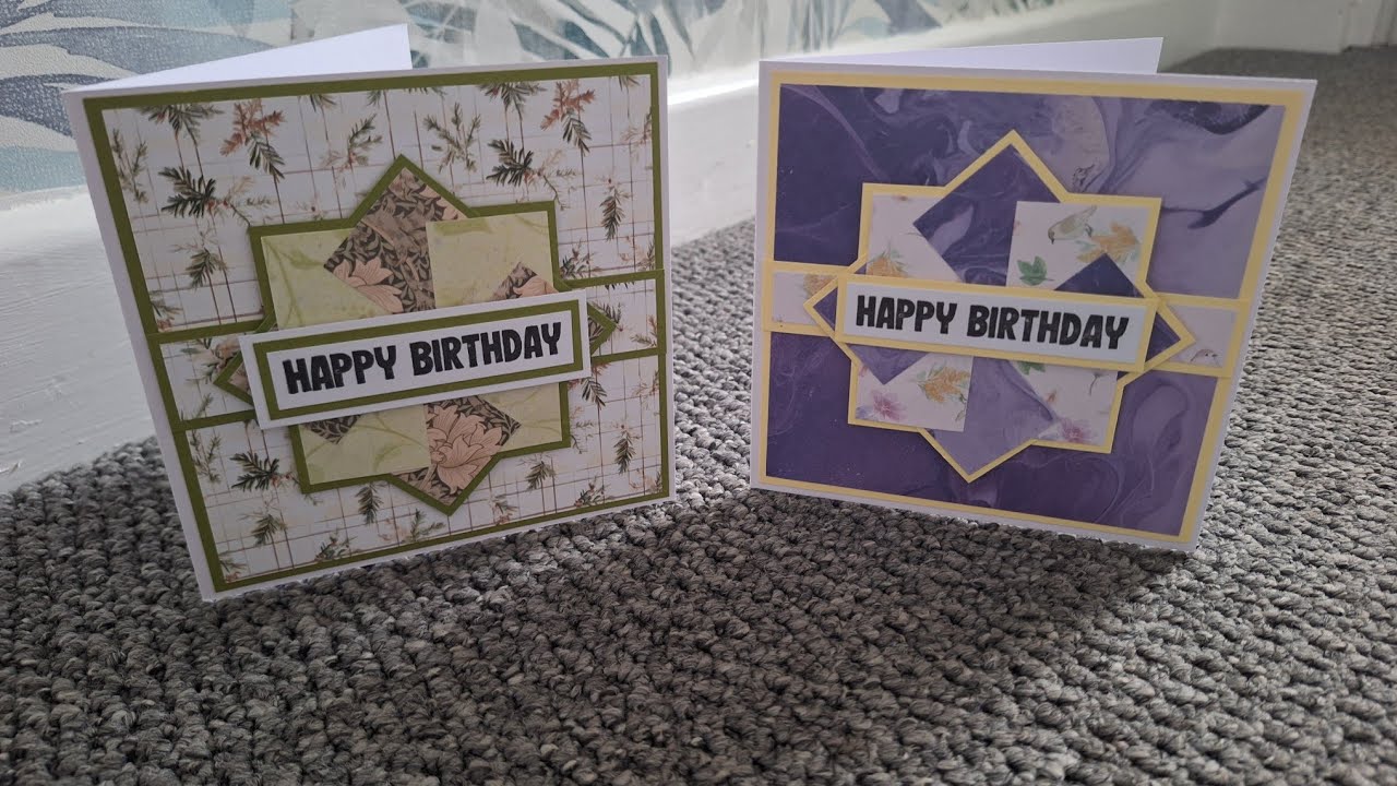 #scrapbinchallenge Pinwheel card 