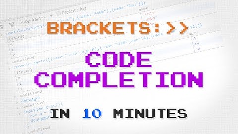 Brackets Code Completion
