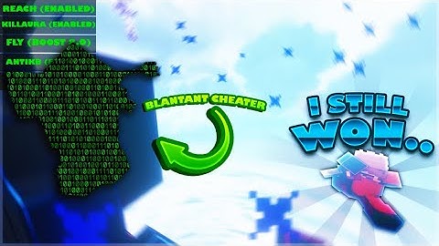 DESTROYING A BLATANT CHEATER | Hypixel Bridge