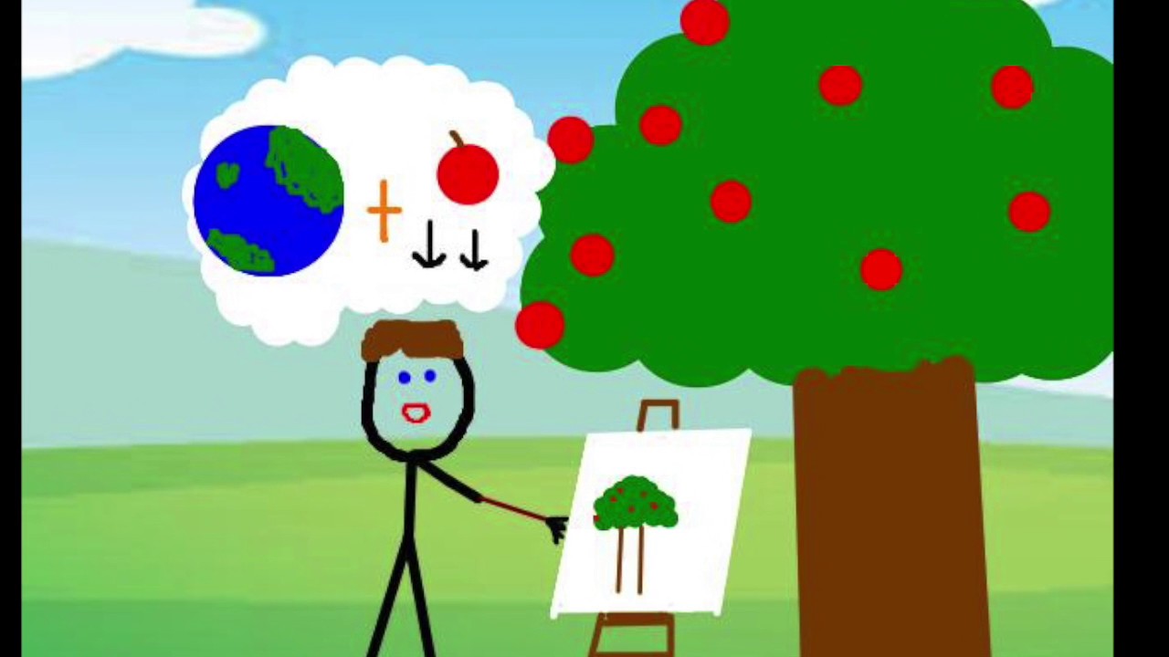 Isaac Newton cartoon - YouTube