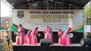 BUSANA MUSLIMAH,ASSYAIBBAN,FESTIVAL QASIDAH REBANA HARLAH POSQ KE.5,AGUSTUS 2023