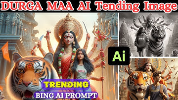 Maa Durga New Instagram TRENDING AI Photo Editing | Maa Durga AI Images |#bing #TheBegginerFriendly