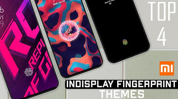 Top 4 Best MIUI Indisplay Fingerprint Sensor Themes 2023 | Boot + Fingerprint + Charging Animation
