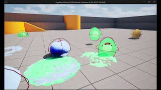 [Unreal Engine] XPBD-Based Softbody Slime Development using DynamicMeshComponent